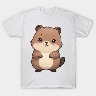 Kawaii Chibi Groundhog - PanfurWare LLC T-Shirt